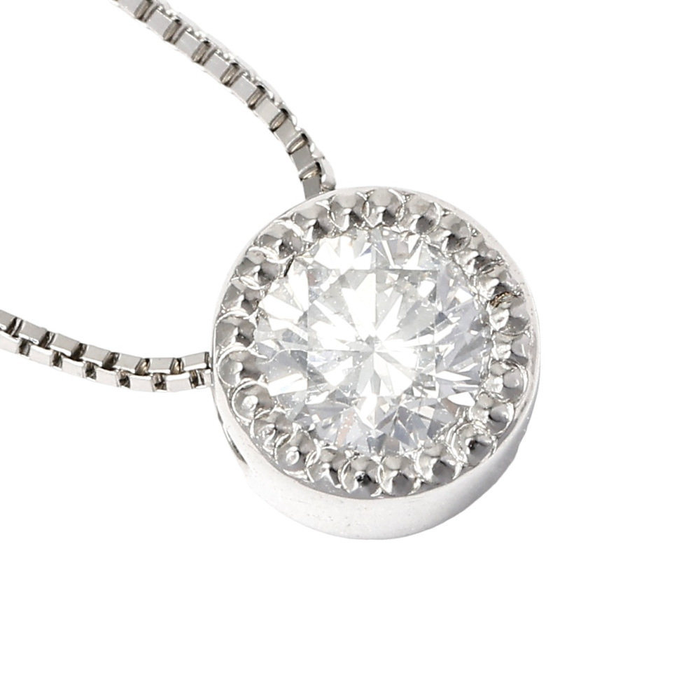 プラチナ850 ダイヤ　0.41カラット　ネックレス 高島屋 プラチナ850 ダイヤモンド 0.47カラットネックレス