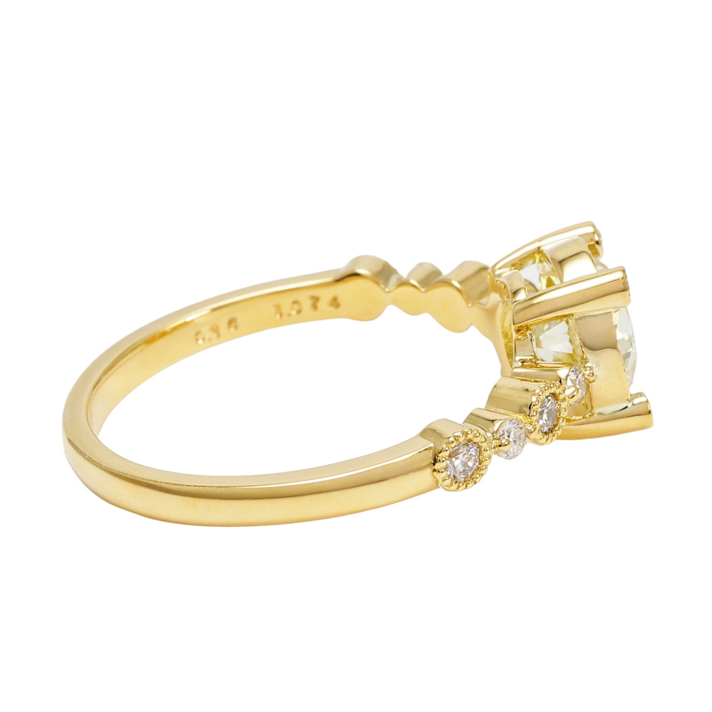 K18イエローゴールド ダイヤモンド リング J386254 | ユキザキセレクト