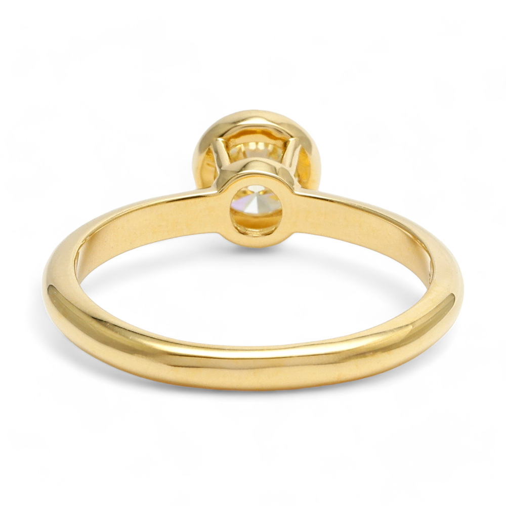 K18 シンプルな輝き イエローゴールドリング 約2.24g K18 カラーゴールドリング〕K18 リング イエローゴールド (幅約2.2mm