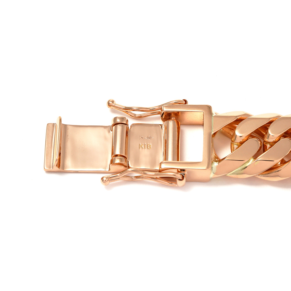 K18 2面喜平ネックレス K18ピンクゴールド 喜平 ネックレス ダブル6面 約60cm 約281.39g