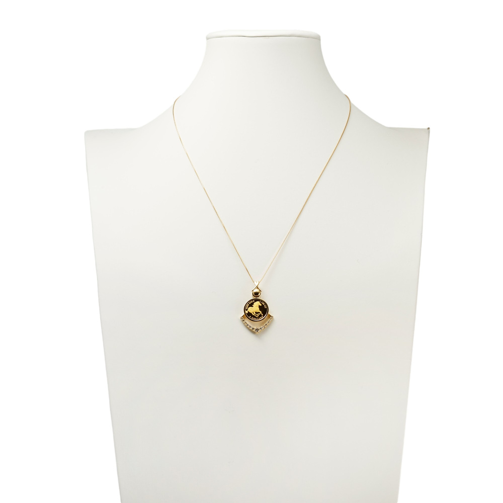 K24イエローゴールド K18イエローゴールド ダイヤモンド コイン