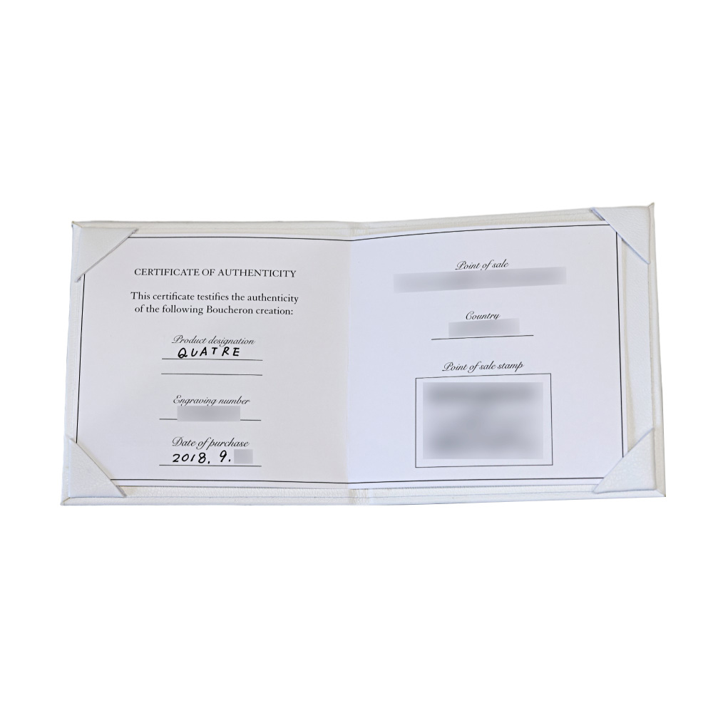 中古] ブシュロン キャトルホワイト ダイヤモンド リング スモール