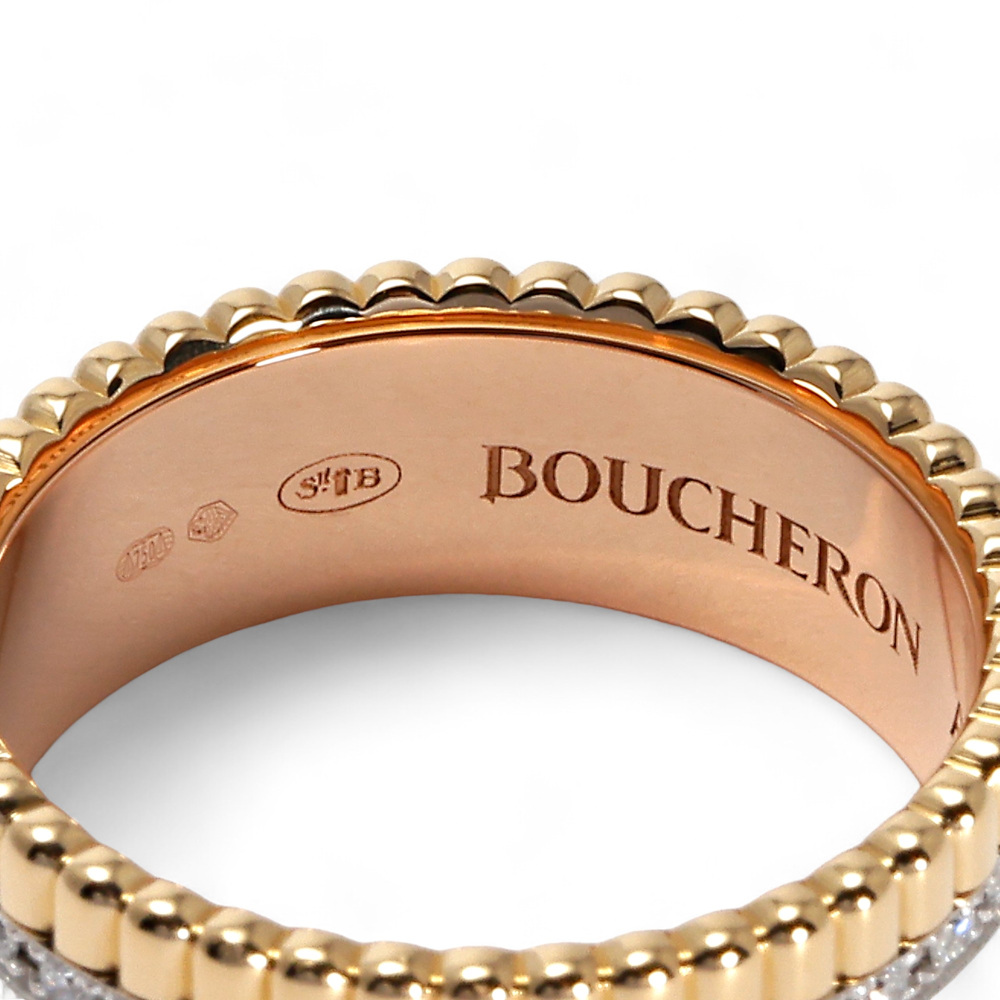 中古] ブシュロン キャトルホワイト ダイヤモンド リング スモール