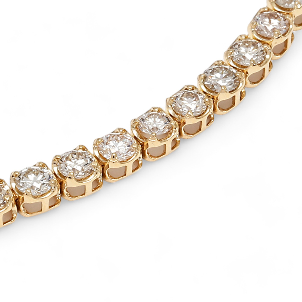 K18イエローゴールド ダイヤモンド テニス ブレスレット J388320