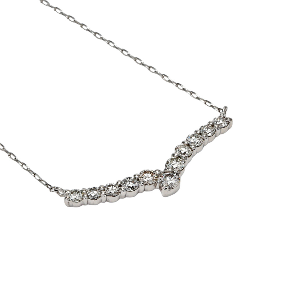 プラチナ900 ダイヤモンド ネックレス J388545 | ユキザキセレクト