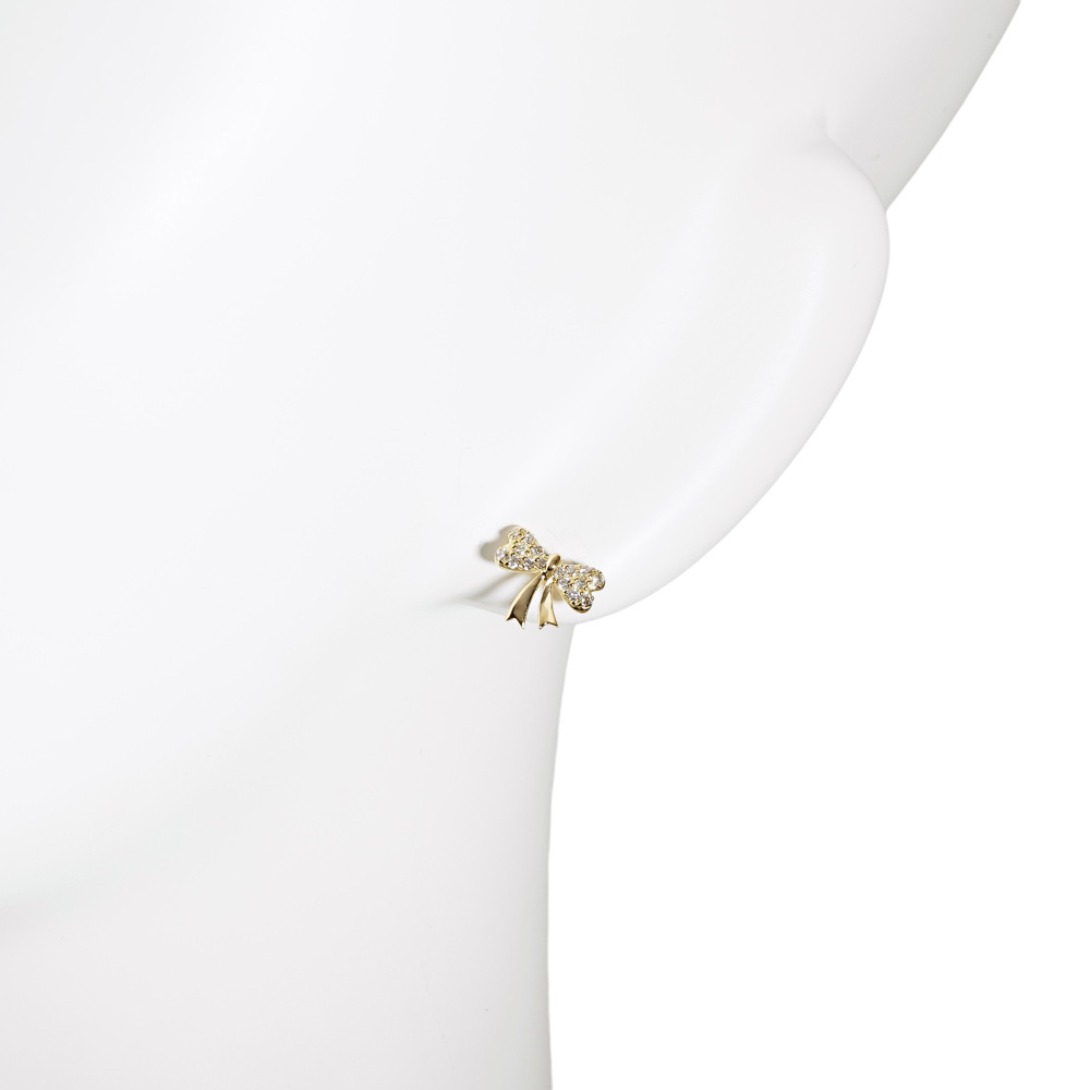 K18イエローゴールド ダイヤモンド ピアス J388626 | ユキザキセレクト