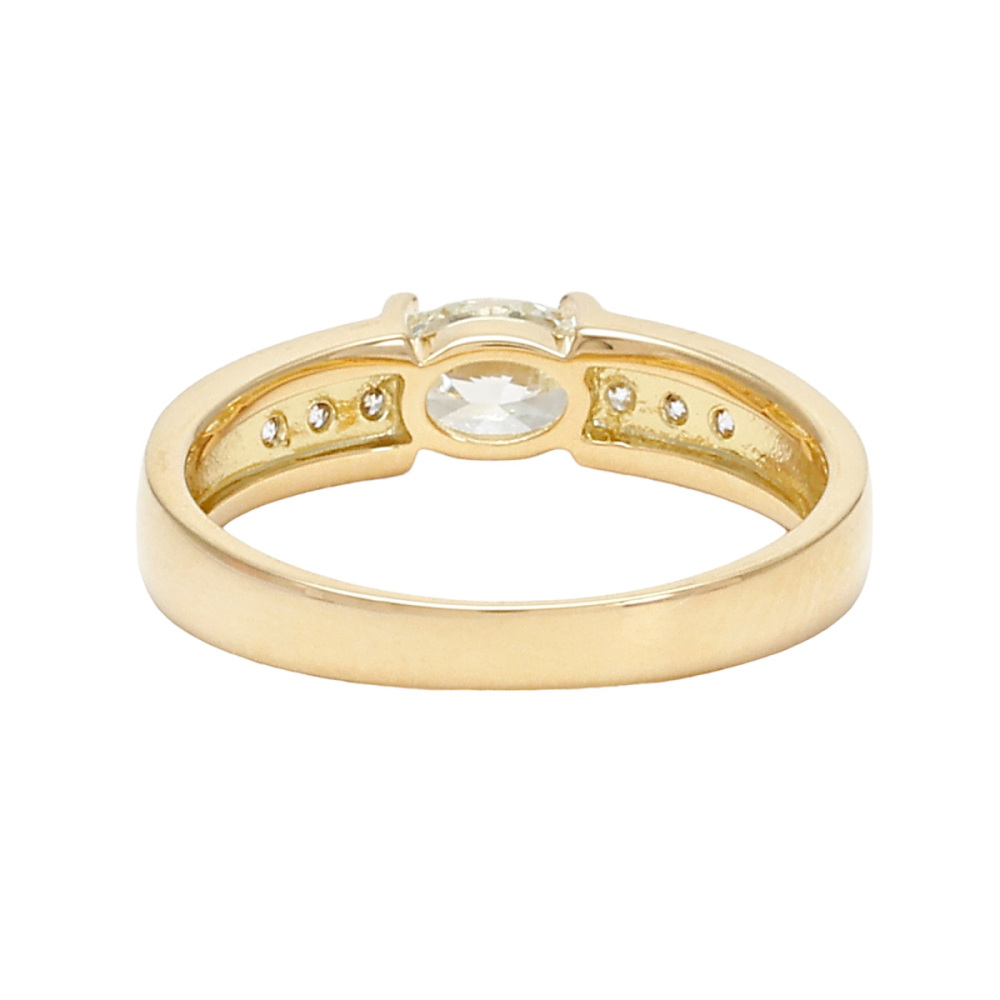 K18イエローゴールド ダイヤモンド リング J390484 | ユキザキセレクト