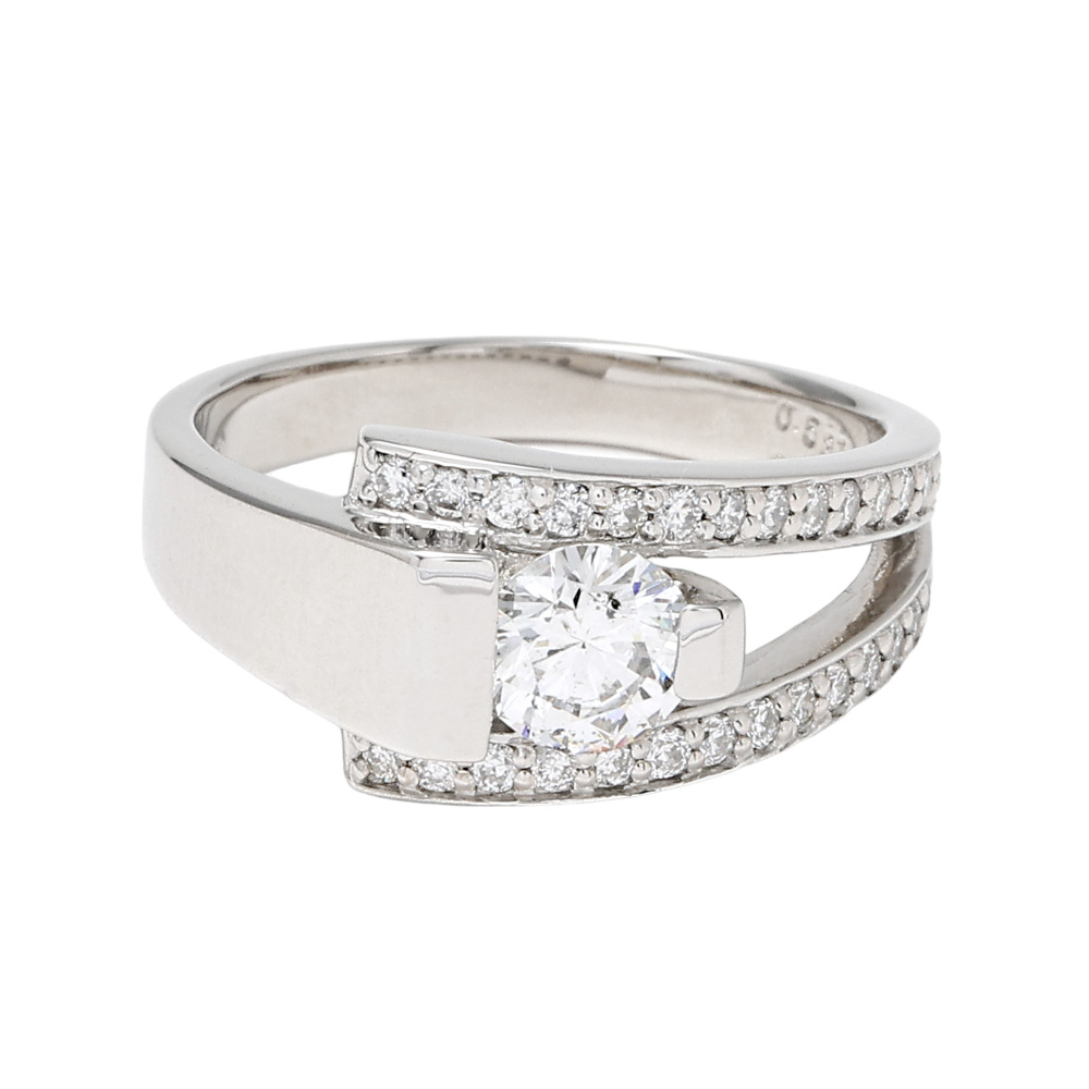 プラチナ900 ダイヤモンド リング J390495 | ユキザキセレクトジュエリー