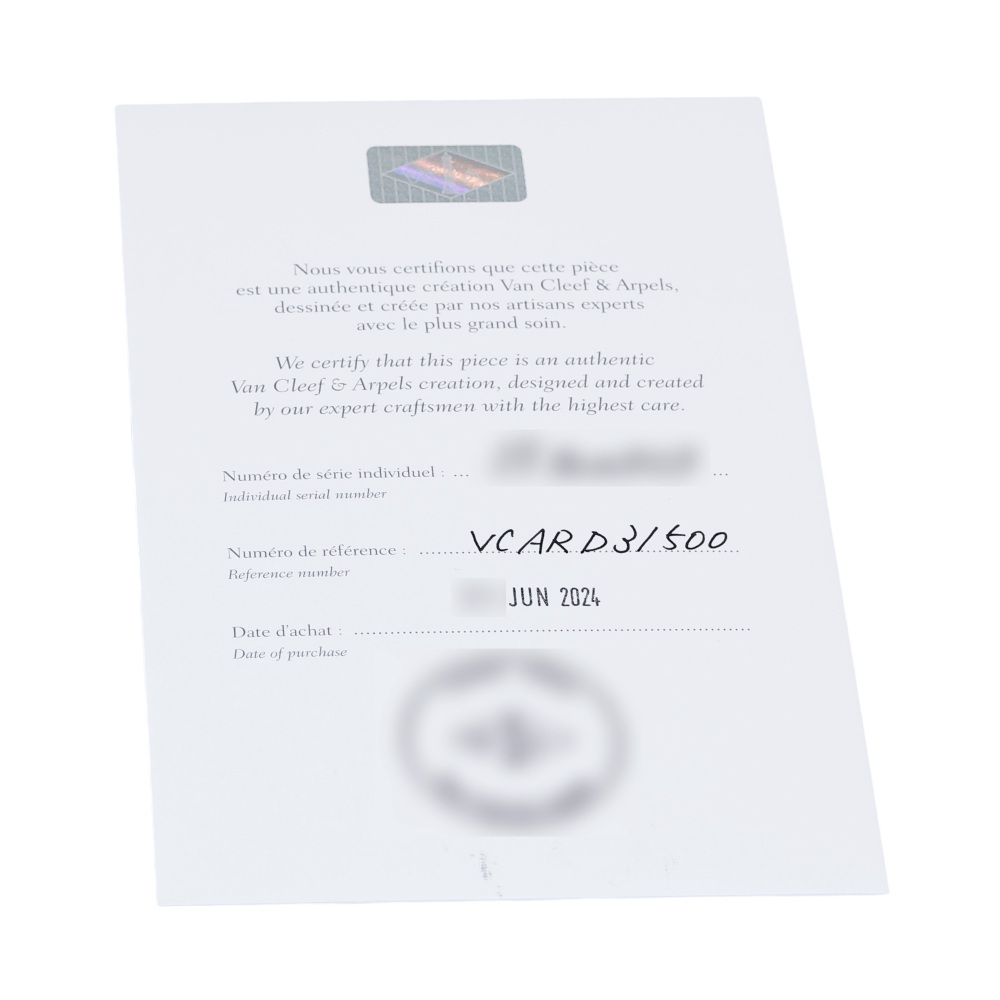 未使用] ヴァンクリーフ&アーペル フリヴォル 9フラワー VCARD31500