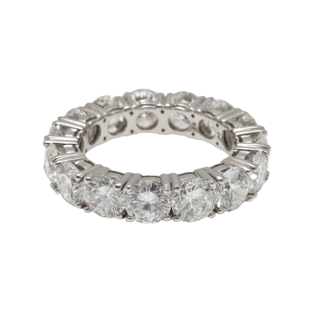 プラチナ900 ダイヤモンド フルエタニティ リング J393064 | ユキザキ