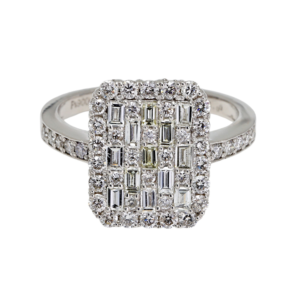 プラチナ900 ダイヤモンド リング J393286 | ユキザキセレクトジュエリー