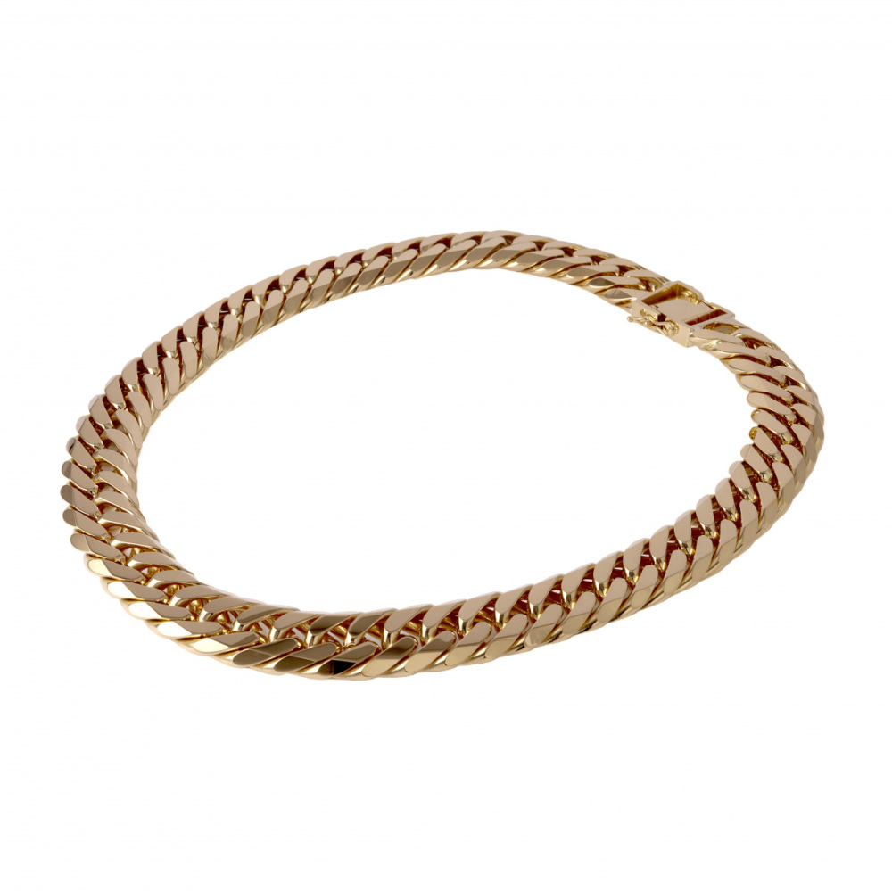 K18イエローゴールド 喜平 ネックレス ダブル6面 約55cm 約505.1g