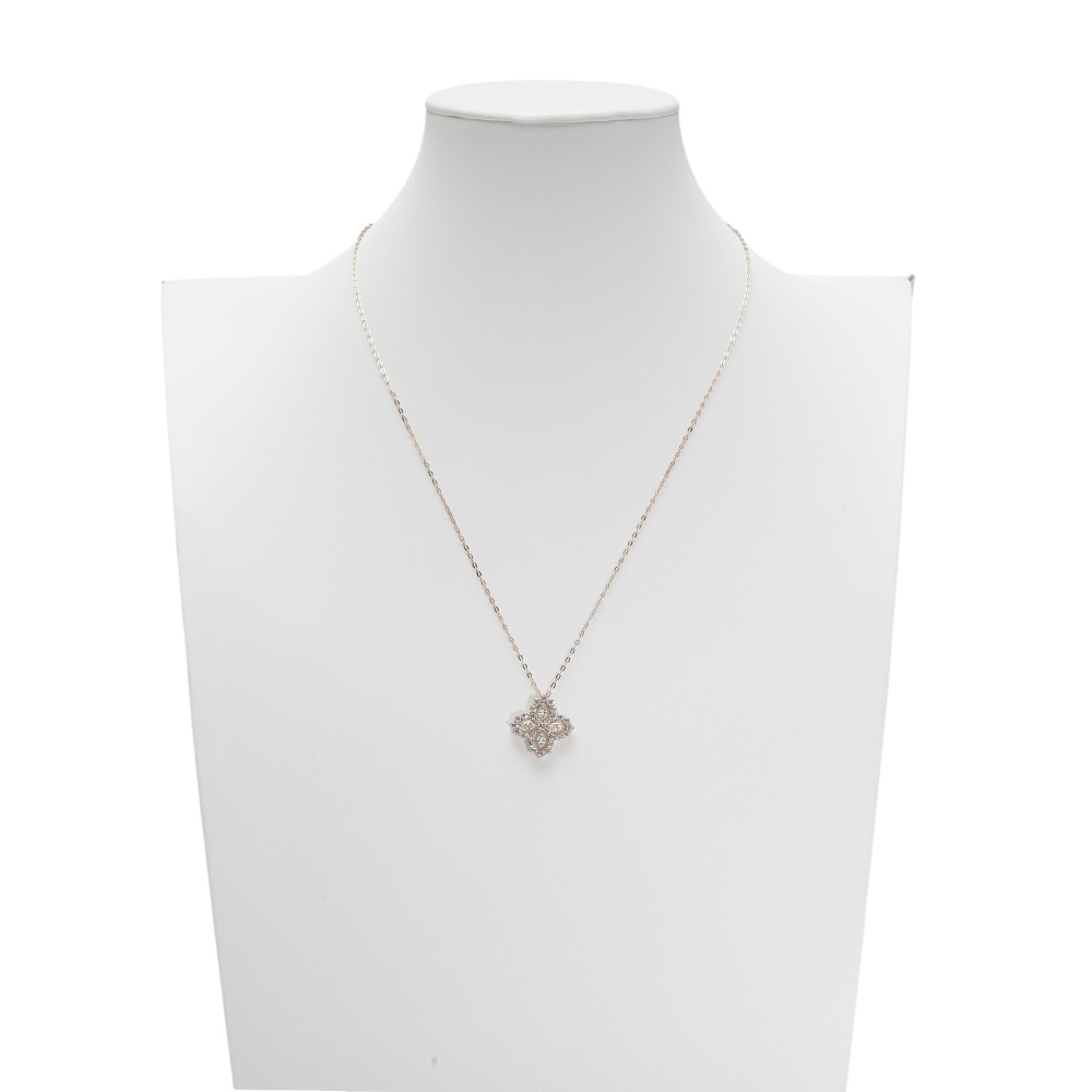 K18ピンクゴールド ダイヤモンド ネックレス J393662 | ユキザキ