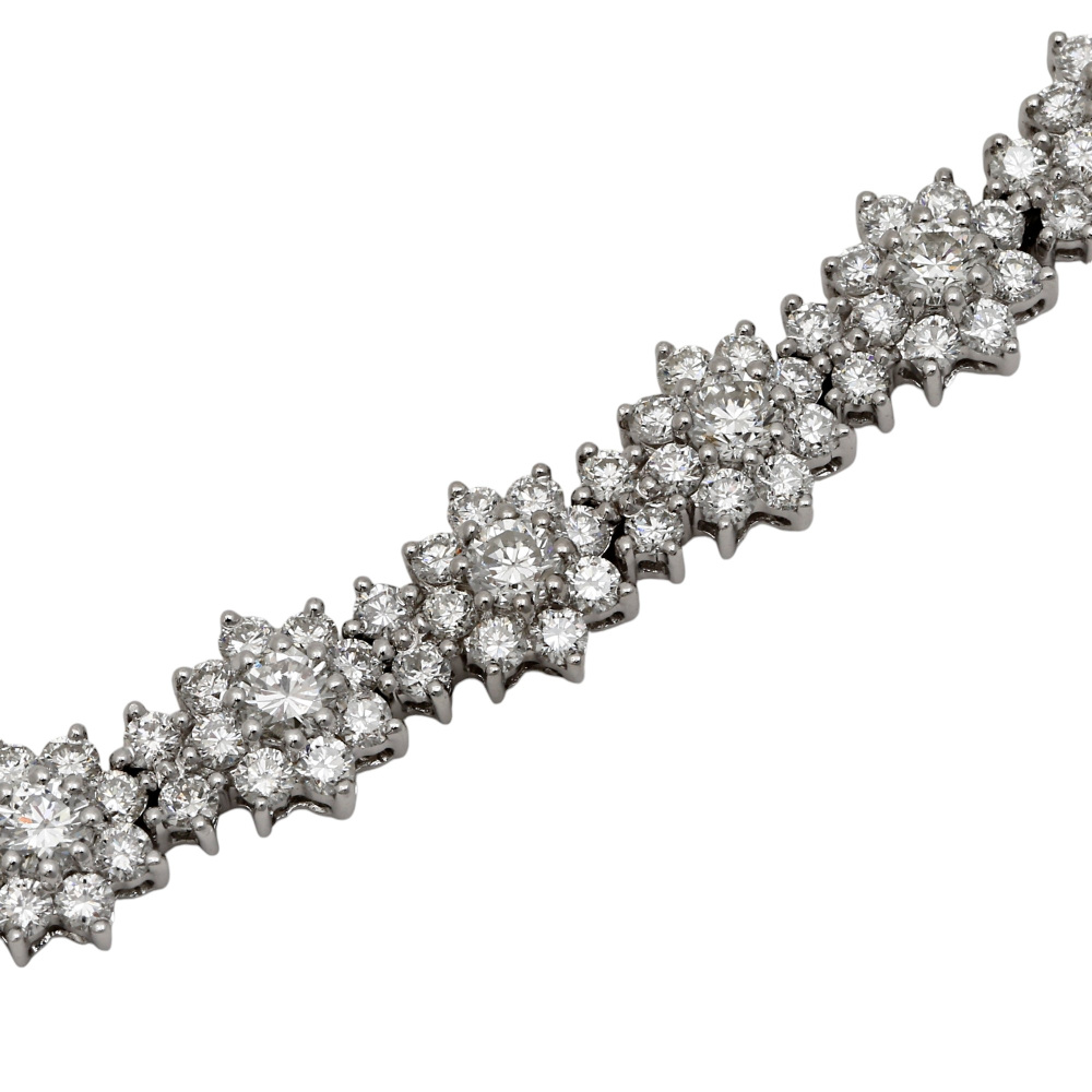 クラシックチェス K18YG ダイヤモンド サークル ブレスレット