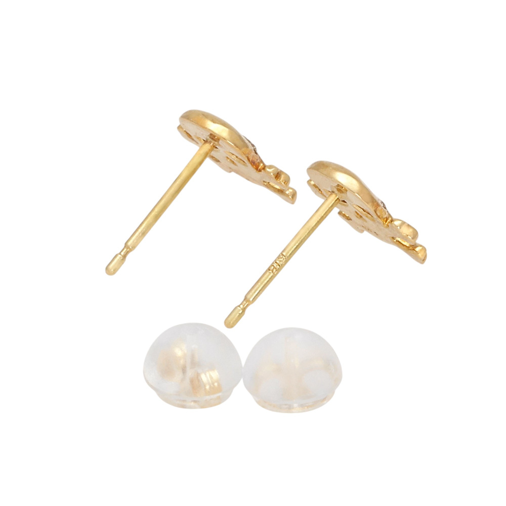 K18イエローゴールド ダイヤモンド ピアス J395893 | ユキザキセレクト