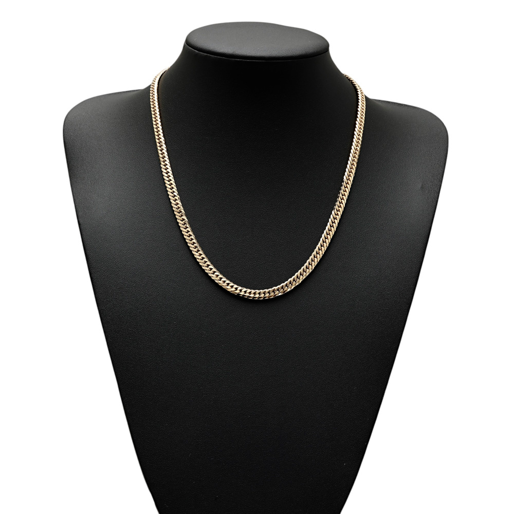 K18イエローゴールド 喜平 ネックレス ダブル6面 約50cm 約50.77g