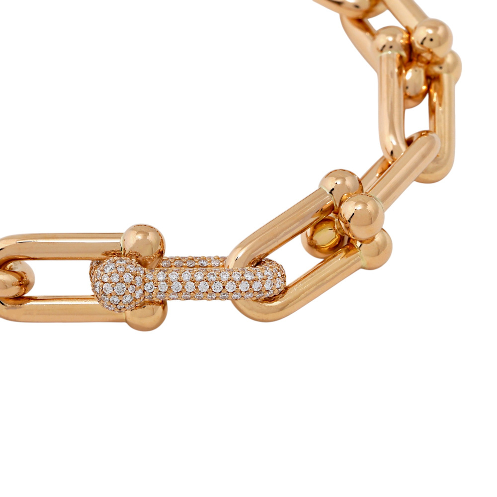 中古] ティファニー ハードウェア ラージリンク ブレスレット ラージ