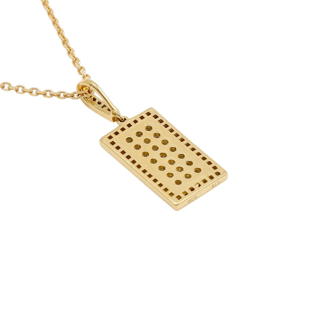 K18イエローゴールド ダイヤモンド ネックレス J398348 | ユキザキ