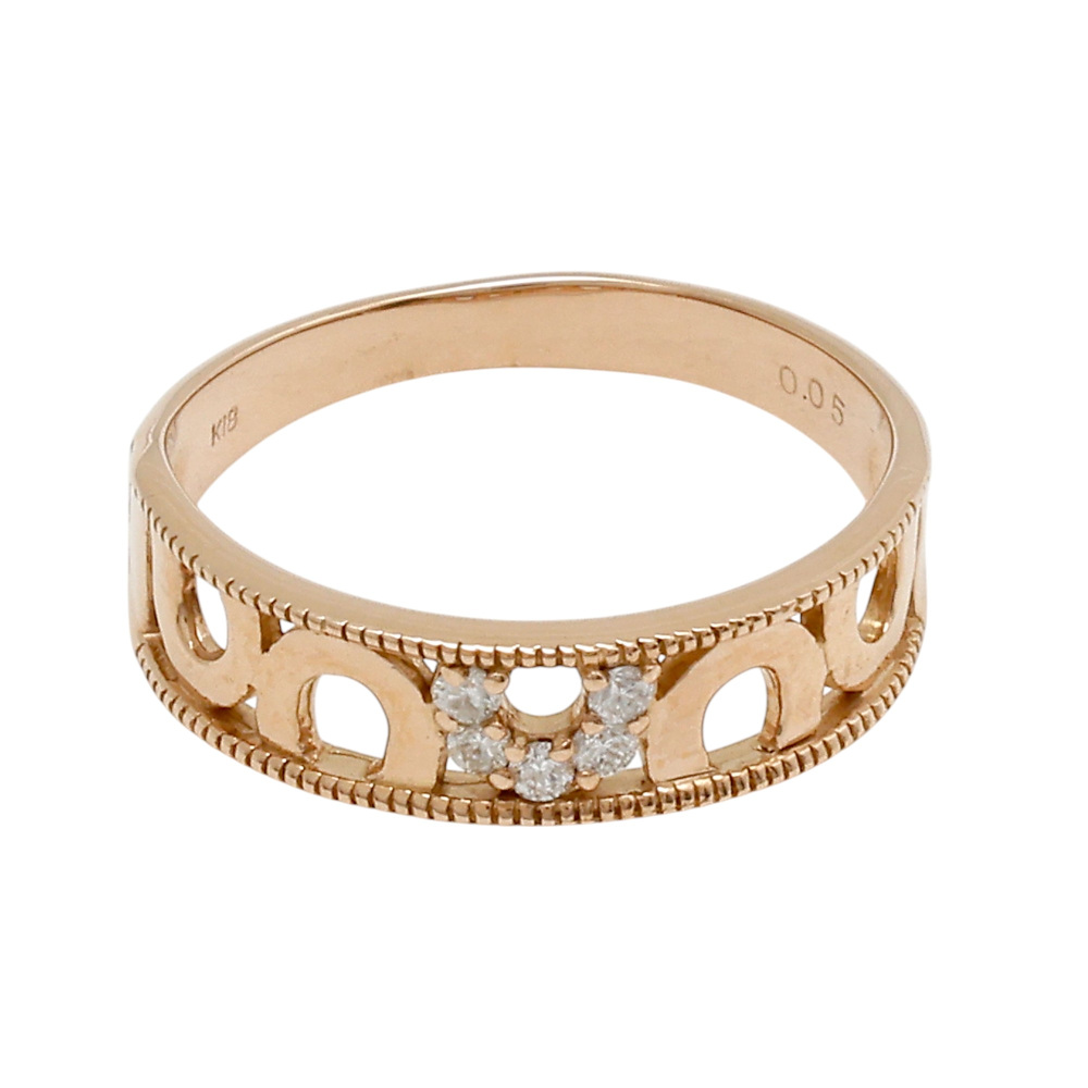 K18ピンクゴールド ダイヤモンド リング J398638 | ユキザキセレクト
