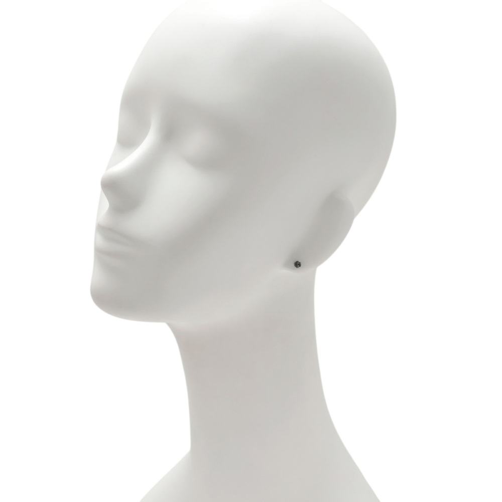 プラチナ900 ブラックダイヤ ピアス J399383 | ユキザキセレクトジュエリー