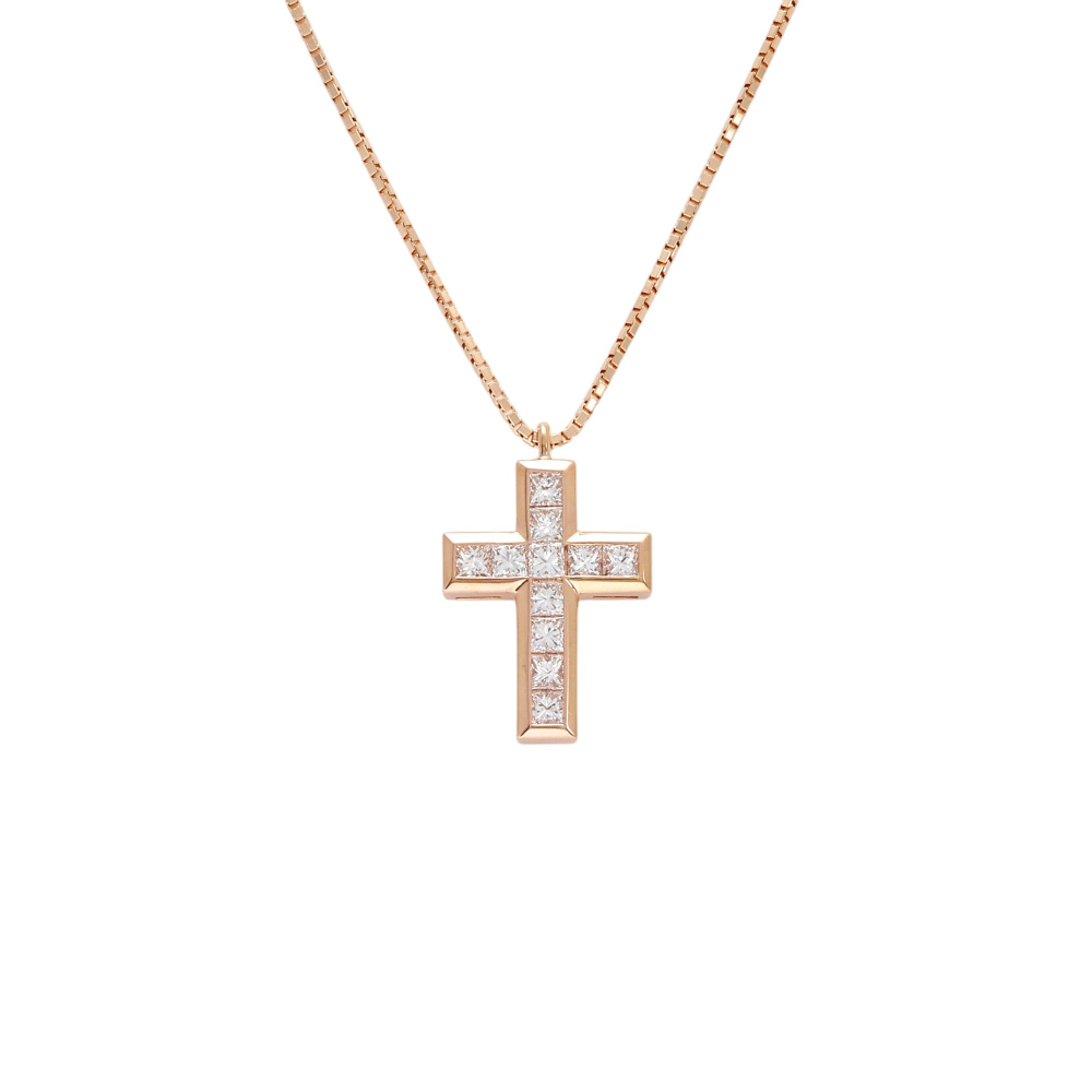 ネックレス　yukiaglass 中古] ユキザキ リッチクロス W5021722 ネックレス J344565