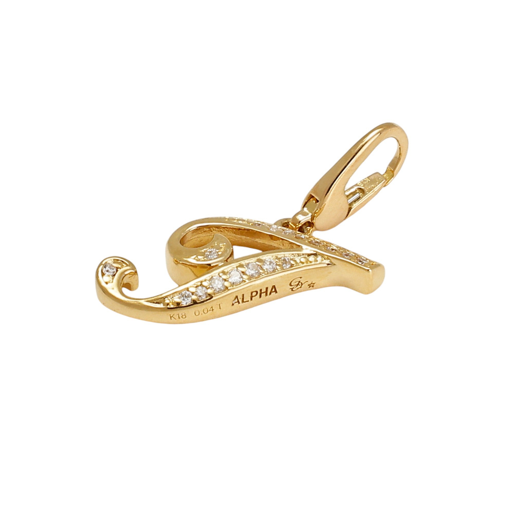 中古] ユキザキ アルファプティ イニシャルチャーム【T】【正規品