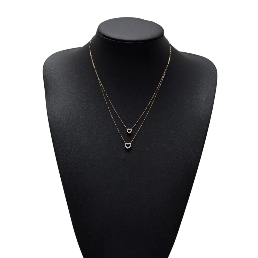 K18ピンクゴールド ダイヤモンド ネックレス J402261 | ユキザキ