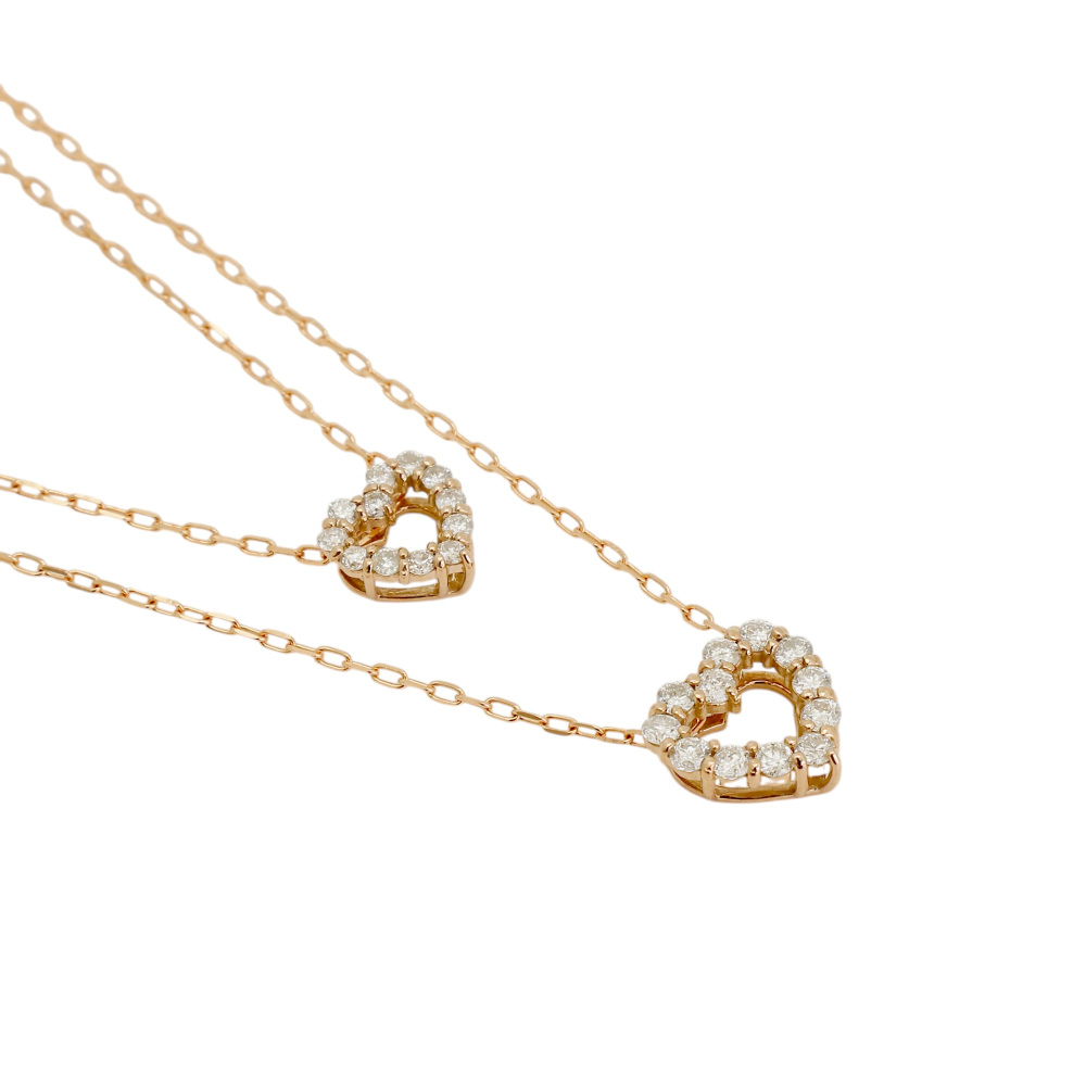 K18ピンクゴールド ダイヤモンド ネックレス J402261 | ユキザキ