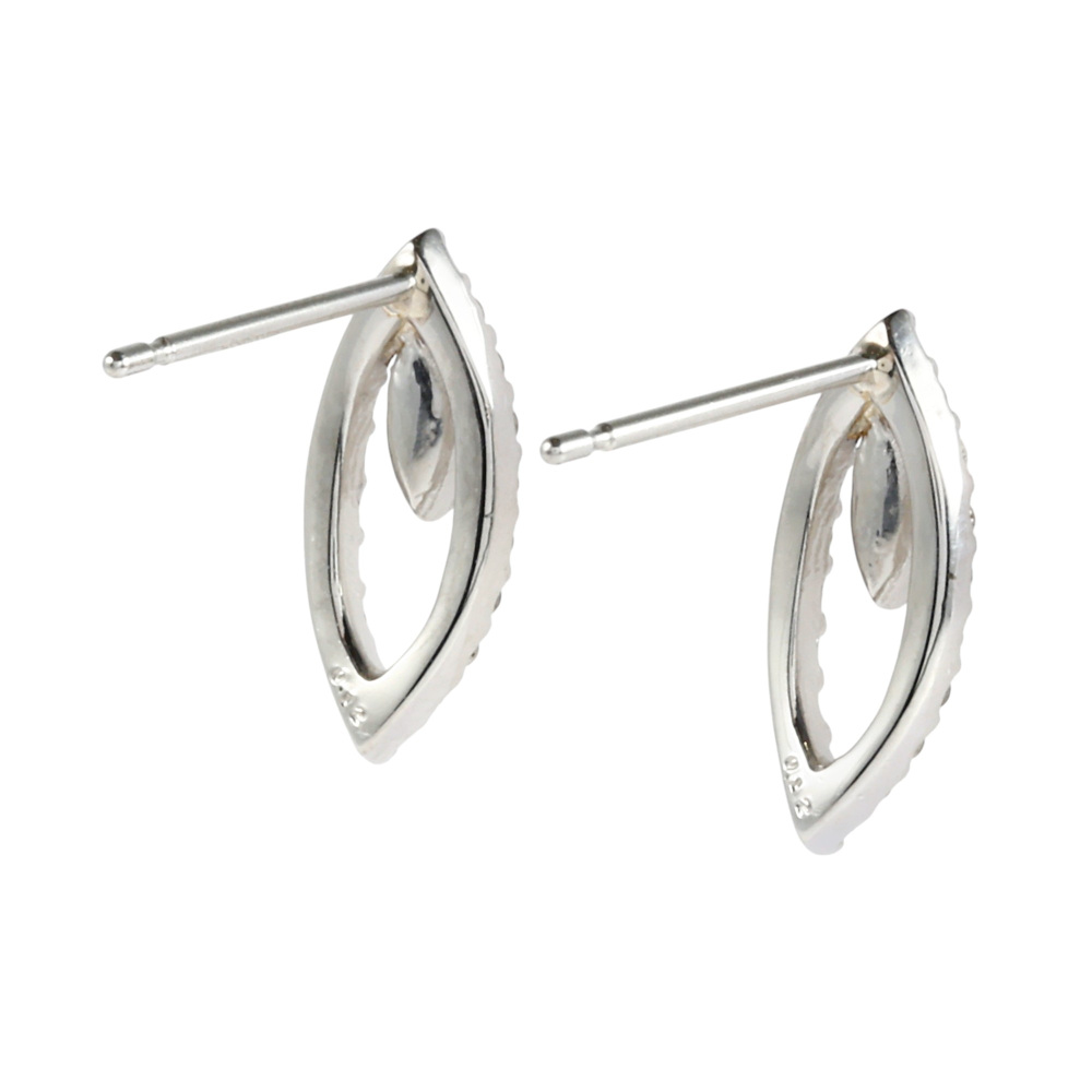 プラチナ900 ダイヤモンド ピアス J402757 | ユキザキセレクトジュエリー