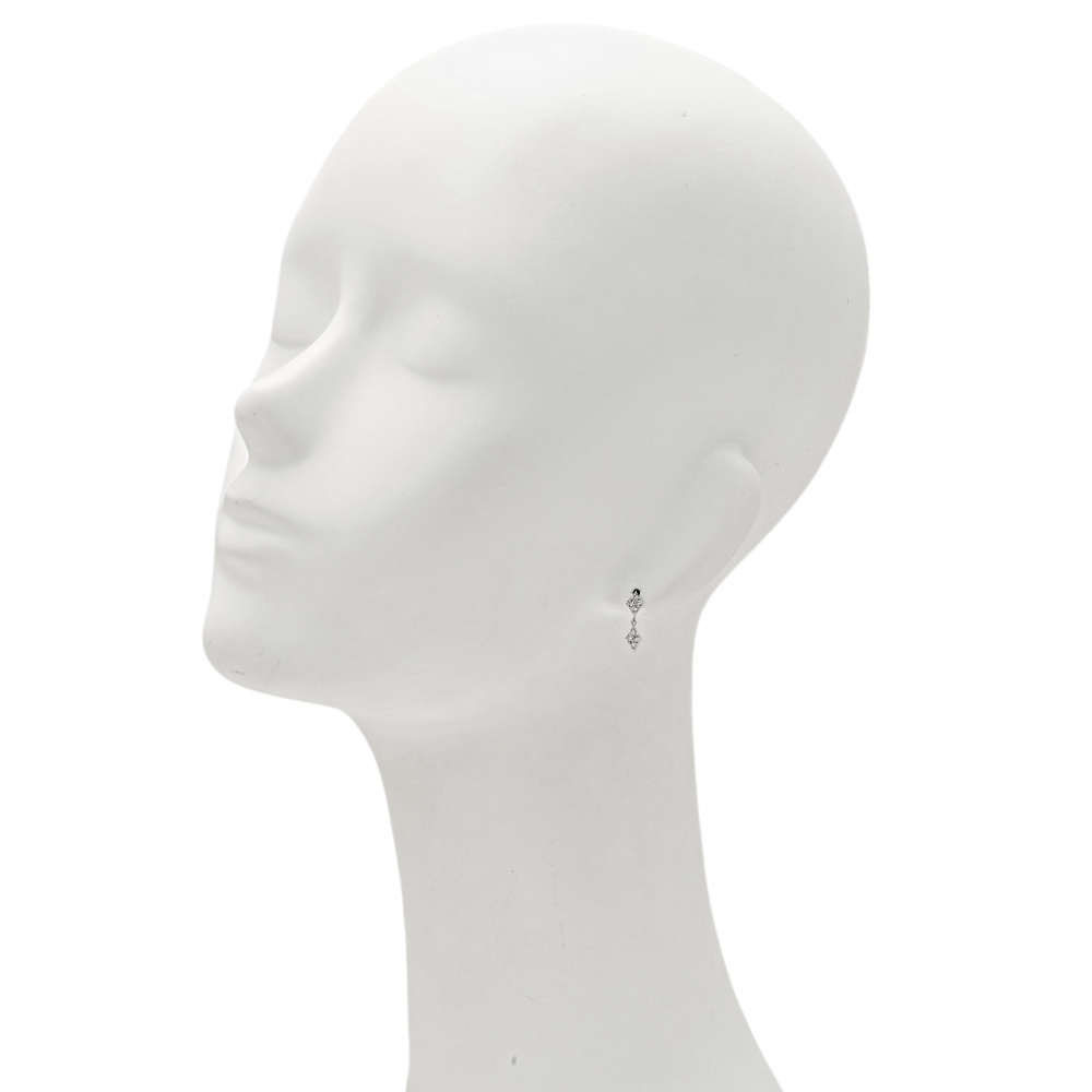 プラチナ900 ダイヤモンド ピアス J402776 | ユキザキセレクトジュエリー