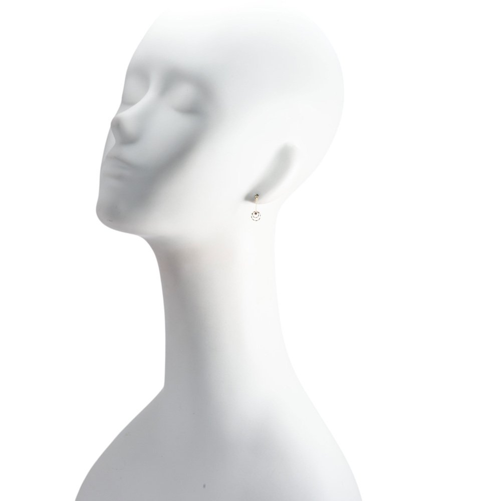 K18イエローゴールド ダイヤモンド ピアス J403318 | ユキザキセレクト