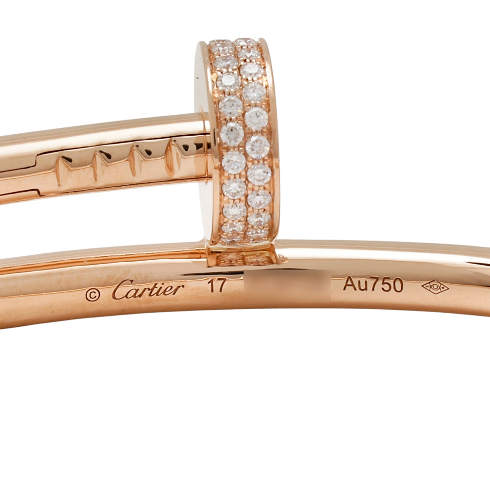 中古] カルティエ ジュストアンクル ダイヤモンド パヴェ N6702100