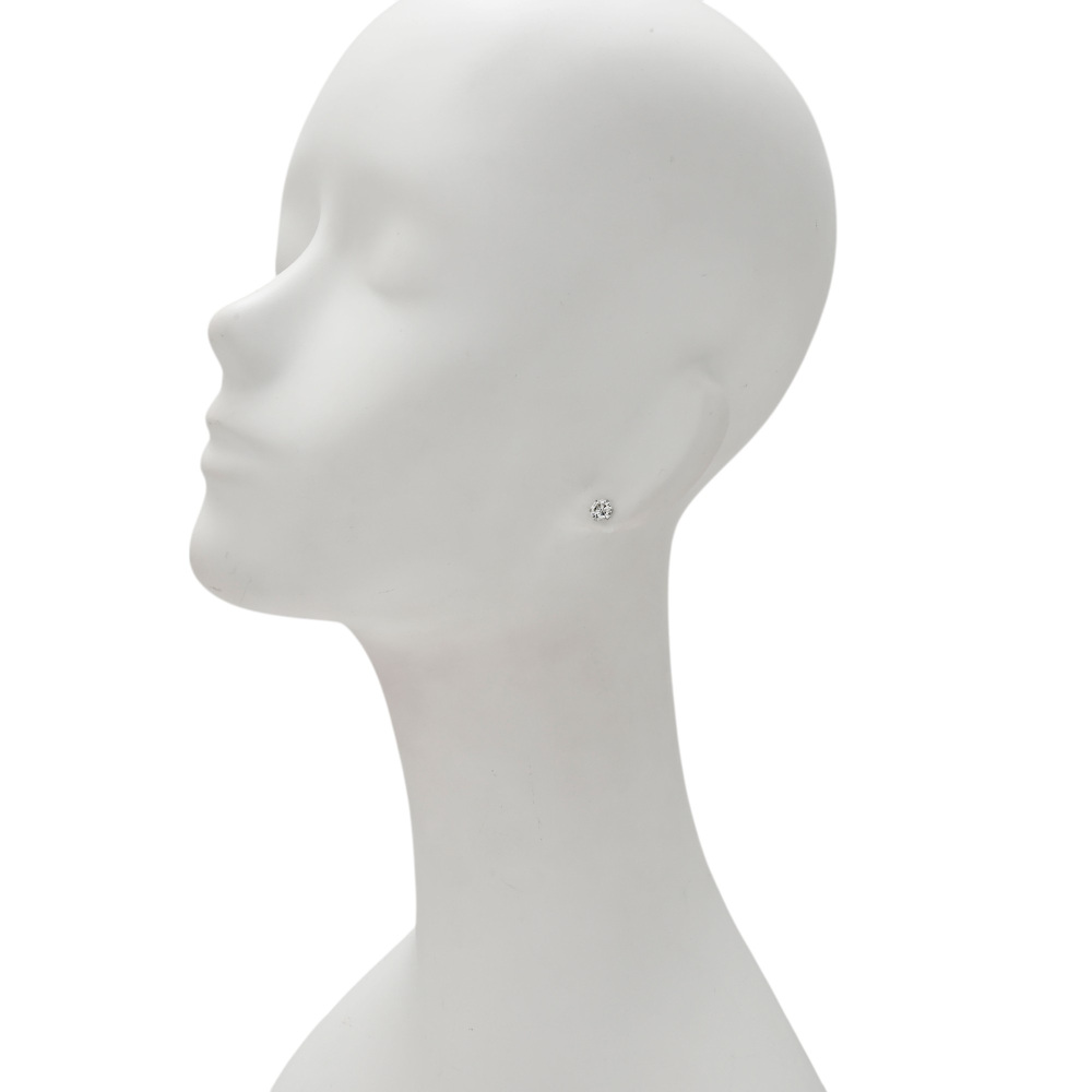 プラチナ900 ダイヤモンド ピアス片方 J403873 | ユキザキセレクト