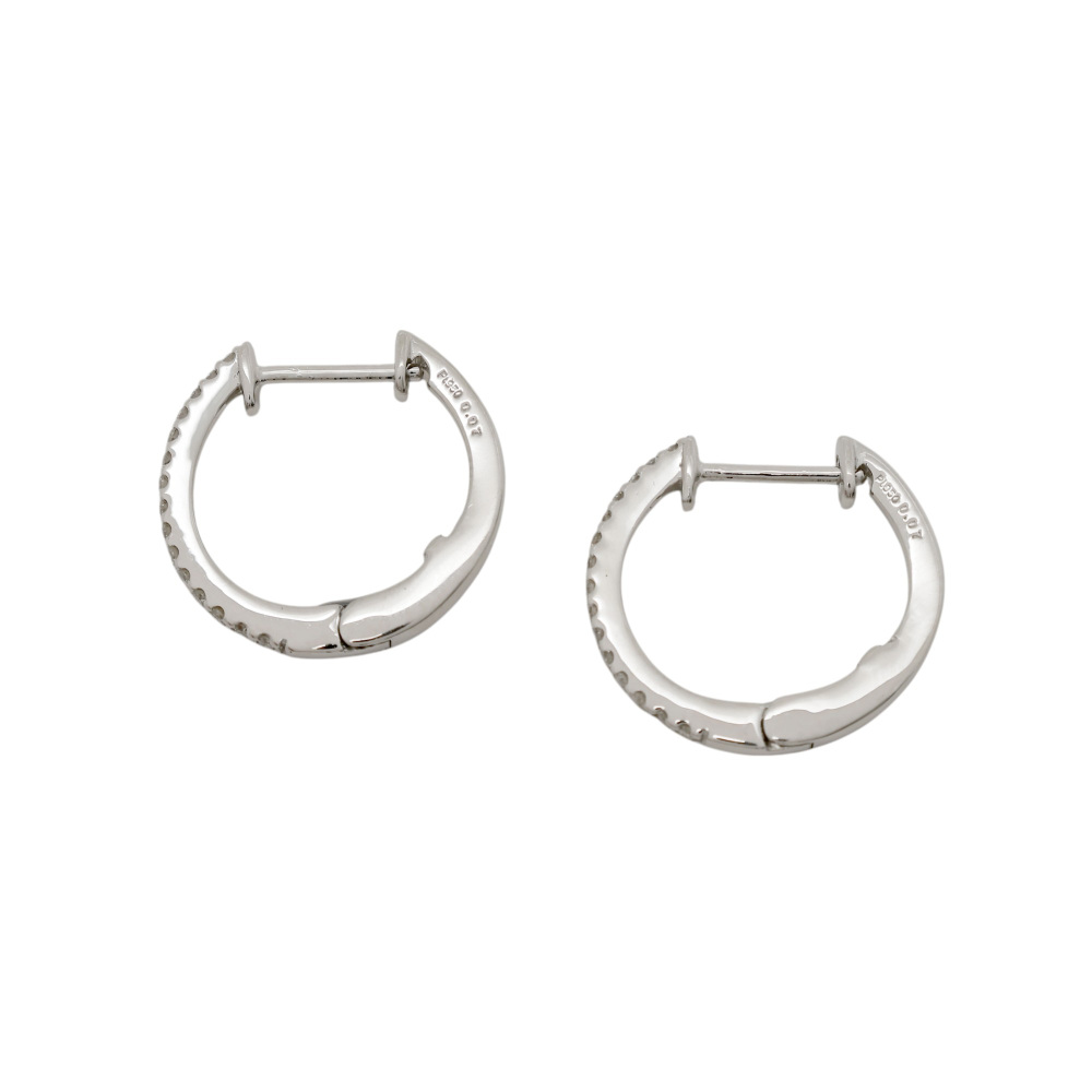 プラチナ950 ダイヤモンド ピアス J404076 | ユキザキセレクトジュエリー