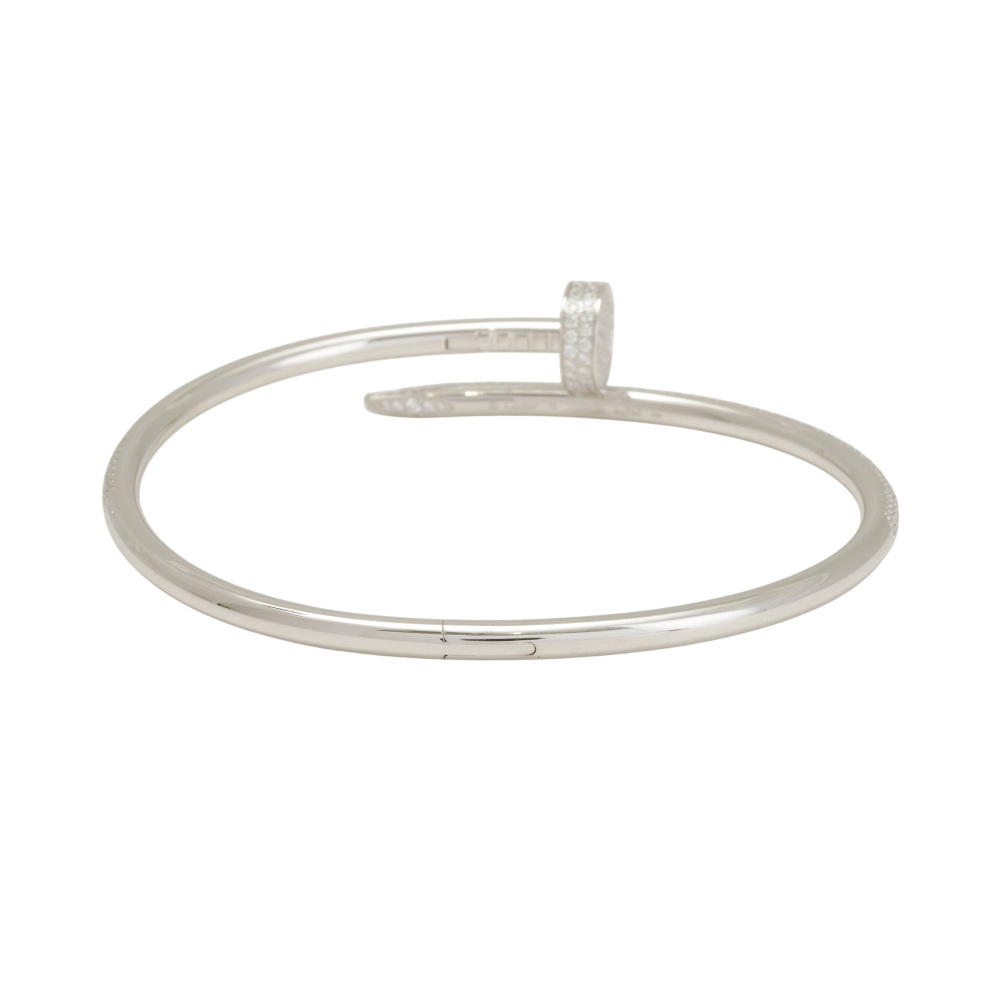 カルティエ Cartier ジュストアンクル フルパヴェ ダイヤモンド 中古] カルティエ ジュストアンクル フルパヴェ ダイヤモンド N6707300