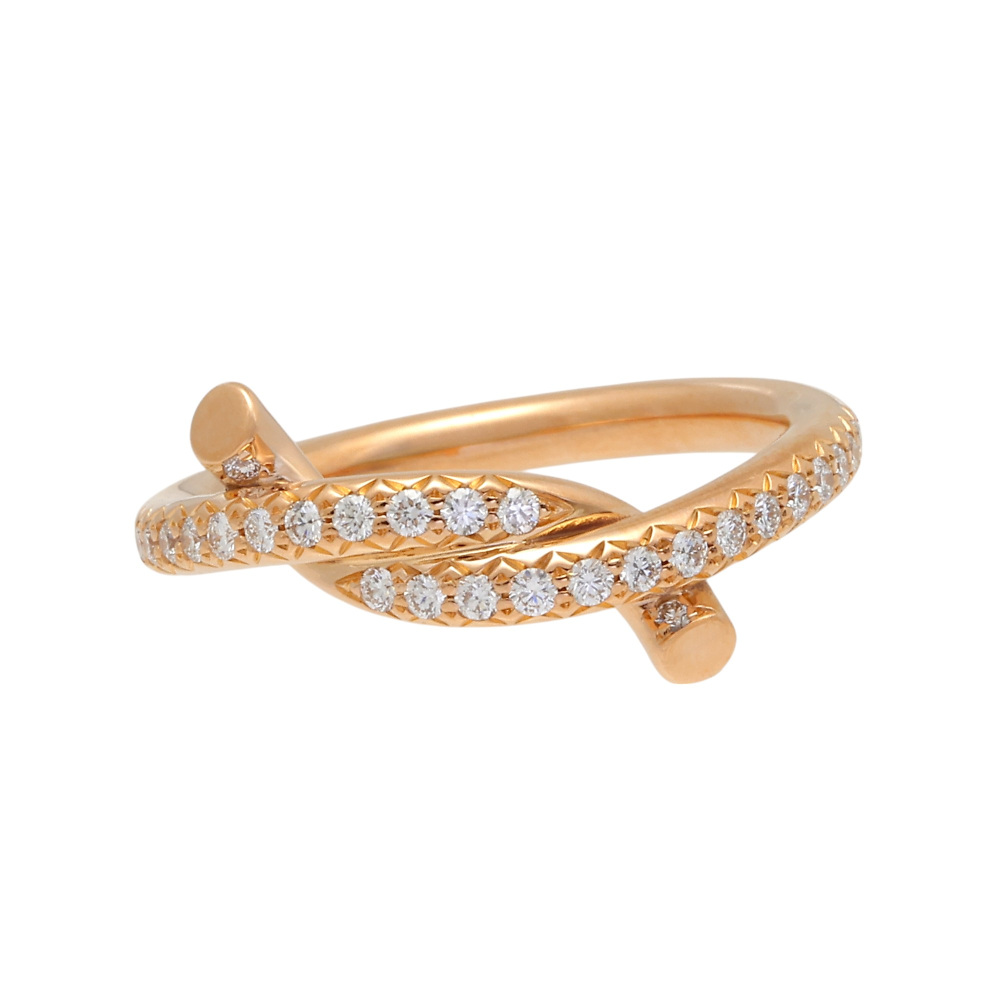 Cartier カルティエ リング 中古] カルティエ アントルラセ J404940 リング J404940 | ジュエリー