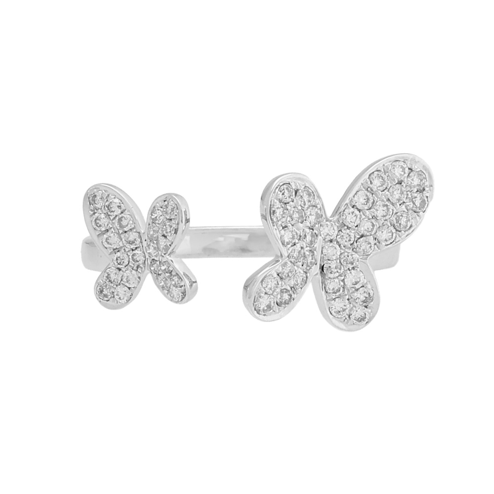 K18ホワイトゴールド ダイヤモンド リング J405020 | ユキザキセレクト