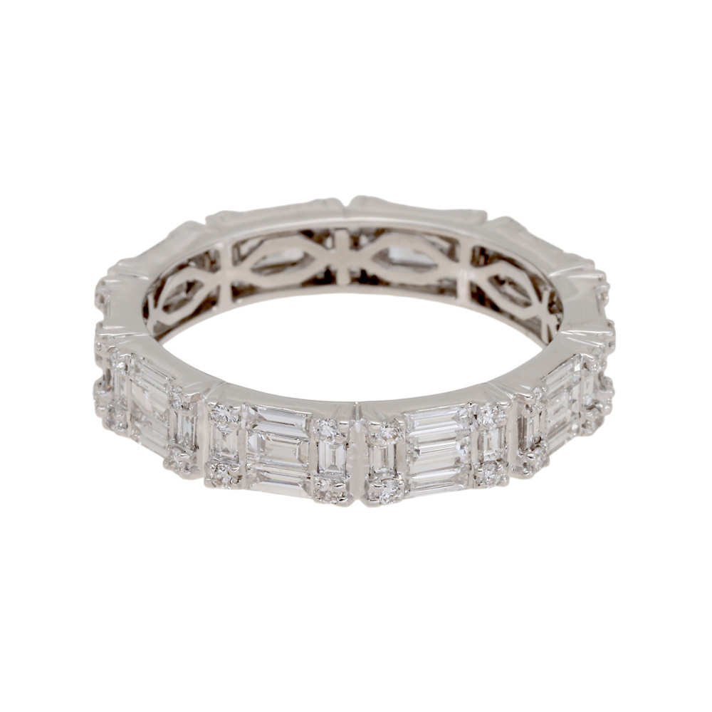 K18ホワイトゴールド ダイヤモンド リング J405113 | ユキザキセレクト