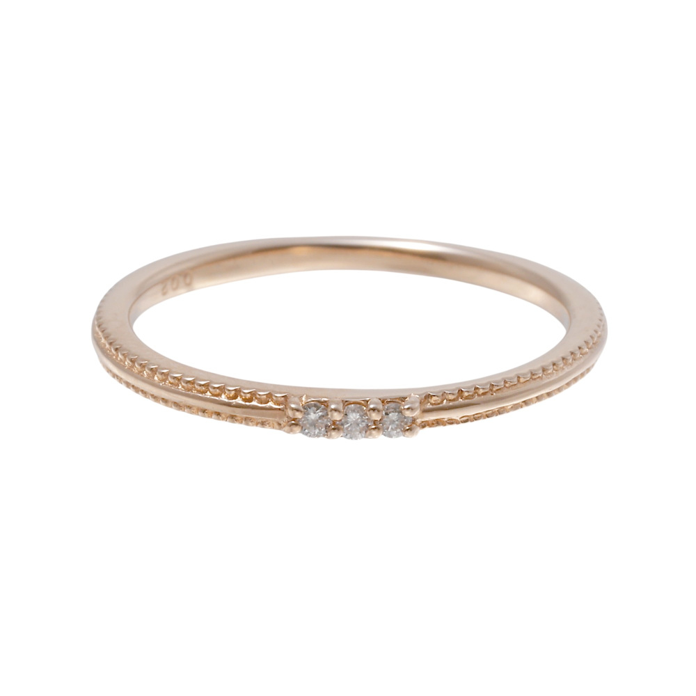 K18ピンクゴールド ダイヤモンド リング J405354 | ユキザキセレクト