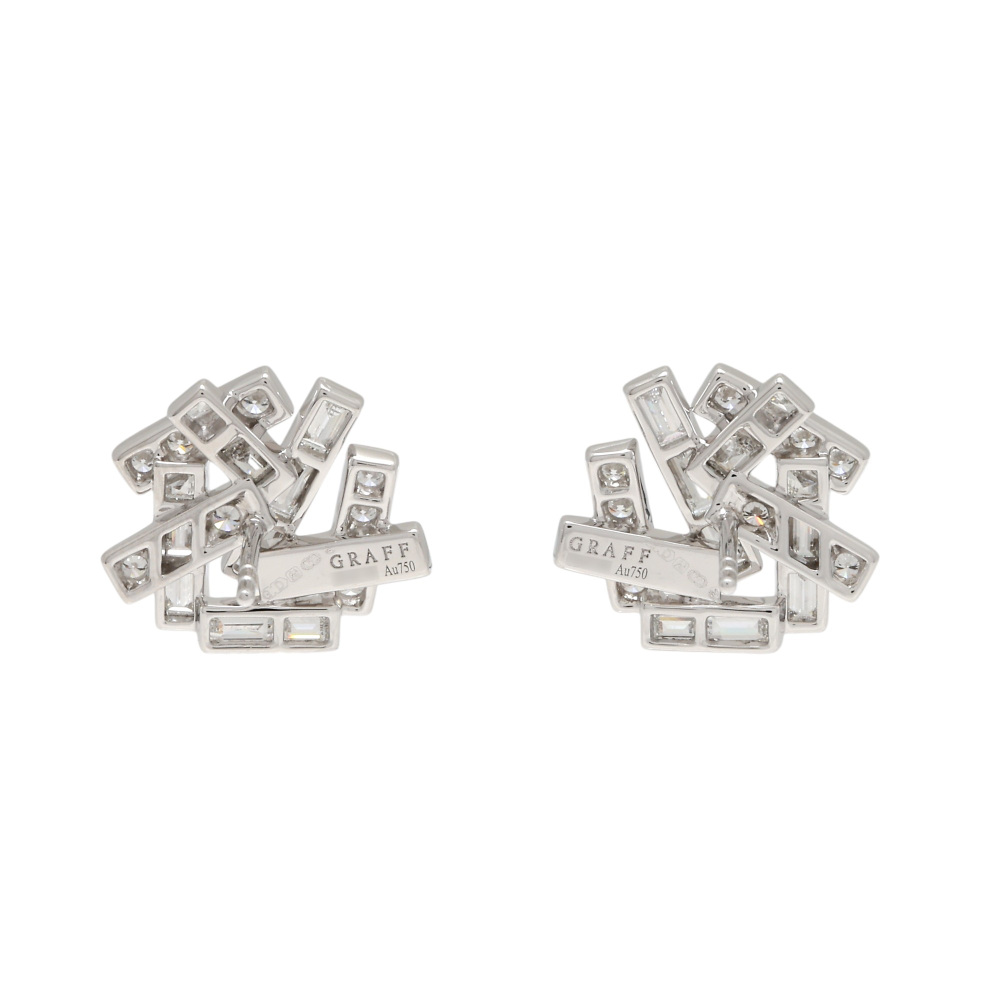 中古] グラフ スレッド バゲットダイヤ RGE1504 ピアス J405459