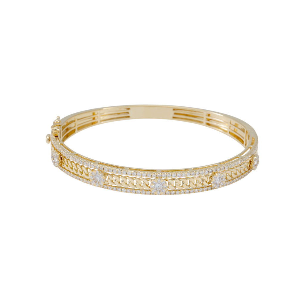 ユキザキセレクトジュエリー　18k.ダイヤバングル バゲット (ユキザキセレクトジュエリー) 高級ジュエリーの通販