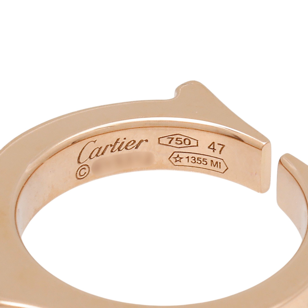 中古] カルティエ Cフラット B4051800 リング J405692 | ジュエリーの