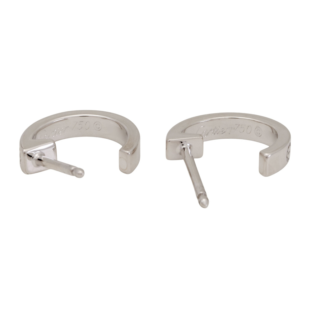 中古] カルティエ ラブ フープ SM B8028900 ピアス J405696