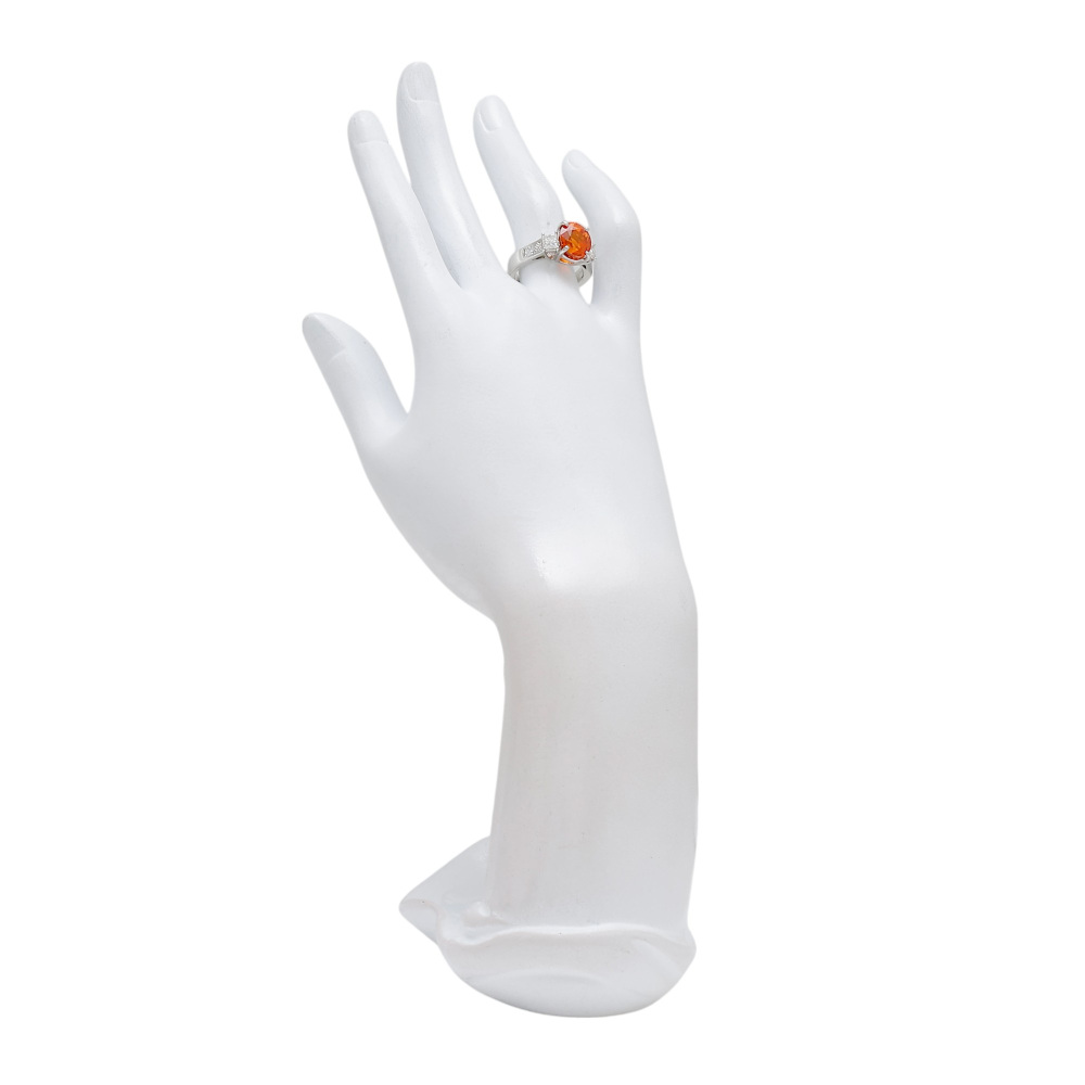 PT900 サファイア ダイヤモンド リング J405795 | ユキザキセレクト