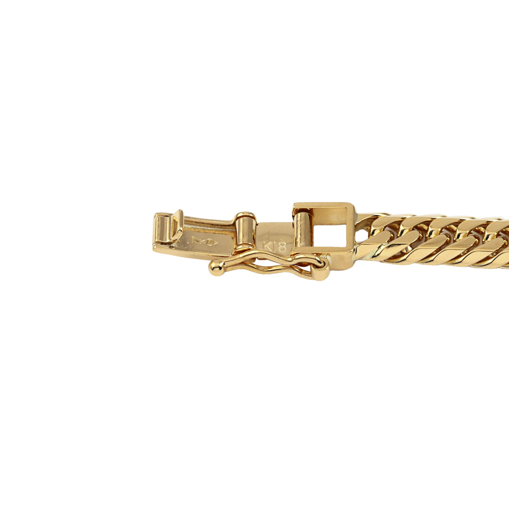 K18イエローゴールド 喜平 ネックレス ダブル6面 約50cm 約50.44g