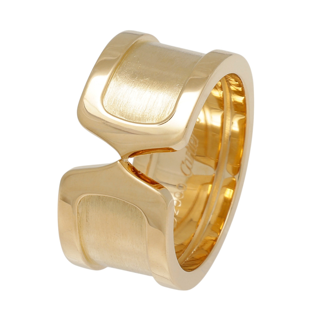 ◆VINTAGE◆【Cartier】2C C*ドゥ USED] Cartier 2C C Do Large J406445 ring J406445 | Yukizaki