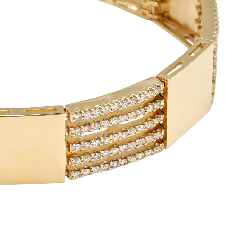 K18イエローゴールド ダイヤモンド ブレスレット J406944 | ユキザキ