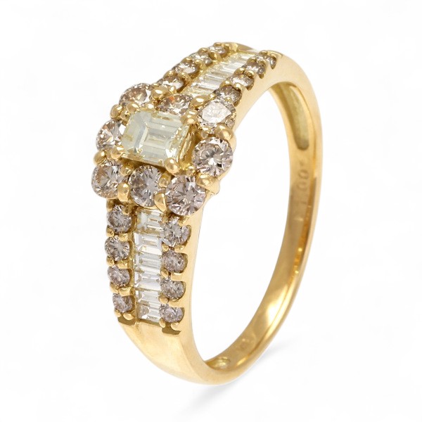 K18イエローゴールド ダイヤモンド リング J407485 | ユキザキセレクト