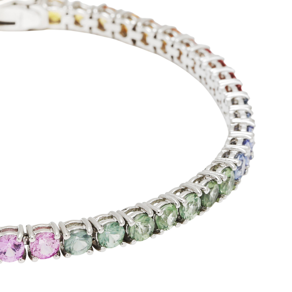 PT900 PT850 サファイア テニス ブレスレット J407571 | ユキザキ