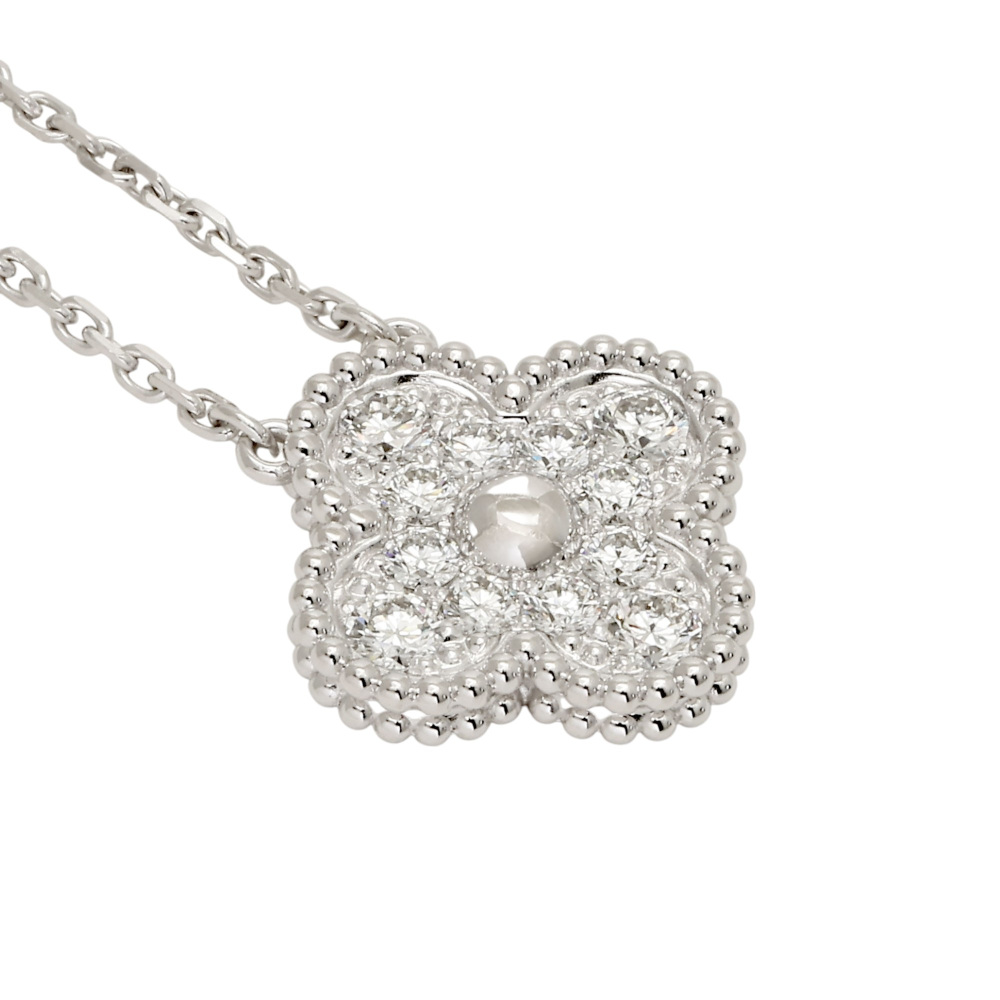 ヴィ‌ンテ‌ージ ‌ア‌ル‌ハン‌ブラ ‌ネ‌ック‌レス VCARA46100 ヴィンテージ アルハンブラ ダイヤモンド ネックレス[VCARA46100